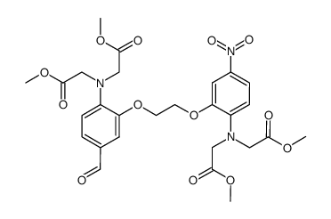 5-formyl-5'-nitro-BAPTA tetramethyl ester结构式