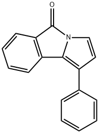 5H-Pyrrolo[2,1-a]isoindol-5-one, 1-phenyl- Structure