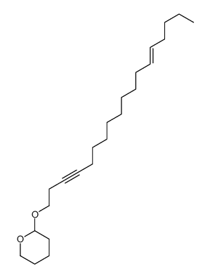 2-[(E)-octadec-13-en-3-ynoxy]oxane结构式