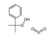 2-hydroperoxypropan-2-ylbenzene,sulfur dioxide Structure