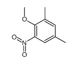 2,4-dimethyl-6-nitro-anisole结构式