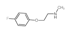 [2-(4-FLUORO-PHENOXY)-ETHYL]-METHYL-AMINE结构式