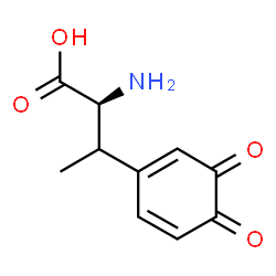 1,5-Cyclohexadiene-1-propanoicacid,alpha-amino-bta-methyl-3,4-dioxo-,(alphaS)-(9CI) structure
