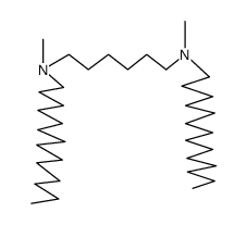 N1,N6-dimethyl-N1,N6-ditetradecylhexane-1,6-diamine Structure