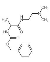 benzyl N-[1-(2-dimethylaminoethylcarbamoyl)ethyl]carbamate structure