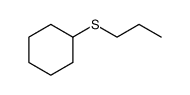 Cyclohexylpropyl sulfide结构式