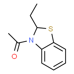 Benzothiazole, 3-acetyl-2-ethyl-2,3-dihydro- (9CI)结构式