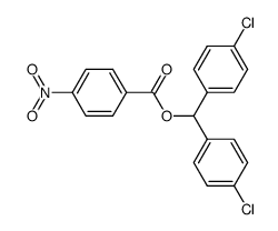 4-Nitro-benzoesaeure-4,4'-dichlor-benzhydryl-ester Structure