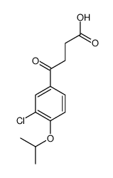 4-(3-chloro-4-propan-2-yloxyphenyl)-4-oxobutanoic acid结构式