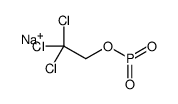 sodium,oxido-oxo-(2,2,2-trichloroethoxy)phosphanium结构式