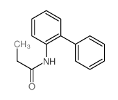 Propionanilide, o-phenyl- Structure