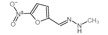 N-[(5-nitro-2-furyl)methylideneamino]methanamine结构式