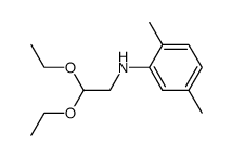 N-(2,5-dimethylphenyl)aminoacetoaldehyde diethyl acetal结构式