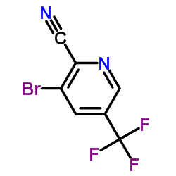 3-Bromo-5-(trifluoromethyl)picolinonitrile Structure