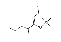 (Z)-5-methyl-4-(trimethylsiloxy)-2-octene结构式