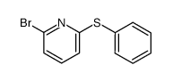 6-bromo-2-(phenylthio)pyridine Structure