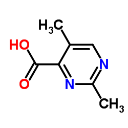 4-Pyrimidinecarboxylic acid,2,5-dimethyl-(9CI) Structure