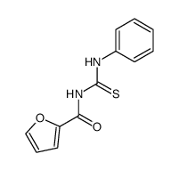 1-(2-furoyl)-3-phenylthiourea结构式