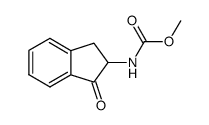 2-[(Methoxycarbonyl)amino]-1-indanone Structure