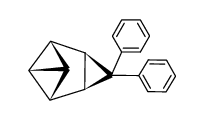 7,7-diphenyl-tetracyclo[4.1.0.02,4.03,5]heptane结构式