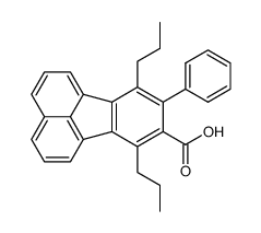 9-phenyl-7,10-dipropylfluoranthene-8-carboxylic acid Structure