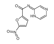 5-硝基-n-2-吡嗪-2-呋喃羧酰胺结构式