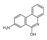 8-amino-5H-phenanthridin-6-one结构式