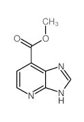 3H-咪唑并[4,5-b]吡啶-7-羧酸甲酯结构式