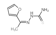 Hydrazinecarbothioamide, 2-[1-(2-furanyl)ethylidene]-结构式