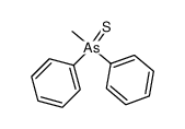 methyldiphenylarsine sulphide Structure