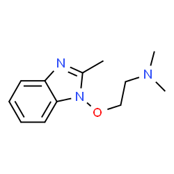 Benzimidazole, 1-[2-(dimethylamino)ethoxy]-2-methyl- (8CI) structure