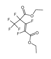 diethyl trans-perfluoro(4-methyl-2-pentene)dioate Structure