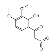 1-(2-hydroxy-3,4-dimethoxyphenyl)-2-nitroethanone结构式