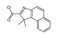 1,1-dimethylbenzo[e]indole-2-carbonyl chloride Structure