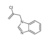 (9ci)-1-(2-氯-2-丙烯基)-1H-苯并咪唑结构式