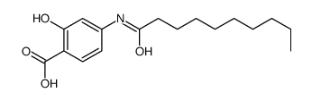 4-(decanoylamino)-2-hydroxybenzoic acid结构式