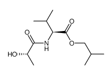 N-<(S)-lactoyl>-(S)-valine isobutyl ester Structure