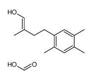 formic acid,2-methyl-4-(2,4,5-trimethylphenyl)but-1-en-1-ol结构式