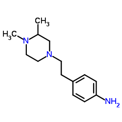 4-[2-(3,4-Dimethyl-1-piperazinyl)ethyl]aniline Structure