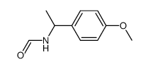 N-formyl 1-(4-methoxyphenyl)ethylamine结构式