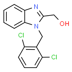 [1-(2,6-Dichlorobenzyl)-1H-benzimidazol-2-yl]methanol结构式