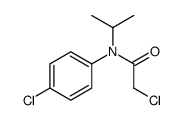 2-chloro-N-(4-chlorophenyl)-N-(1-methylethyl)acetamide结构式