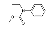 Methyl N-ethyl-N-phenylcarbamate Structure