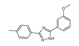 3-(3-methoxyphenyl)-5-(4-methylphenyl)-1H-1,2,4-triazole Structure