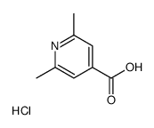 2,6-二甲基异烟酸盐酸盐结构式