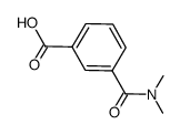 3-(Dimethylcarbamoyl)Benzoic Acid结构式