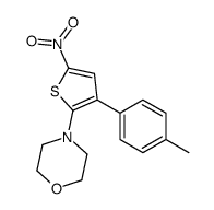 4-[3-(4-methylphenyl)-5-nitrothiophen-2-yl]morpholine Structure