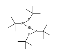 1,2,4,5-tetratert-butyl-1,2,4,5-tetraphospha-3-silaspiro[2.2]pentane结构式
