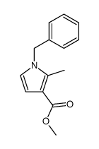 N-benzyl-2-methyl-3-carbomethoxypyrrole结构式