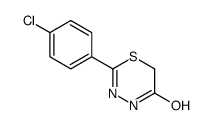 2-(4-chlorophenyl)-4H-1,3,4-thiadiazin-5-one结构式